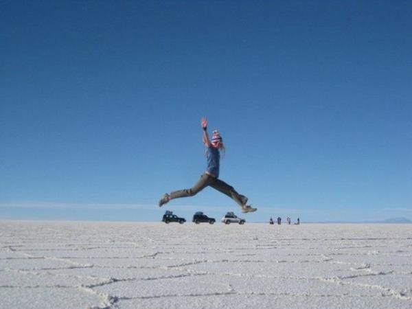 Salar de Uyuni'de kltlen fotoraflar