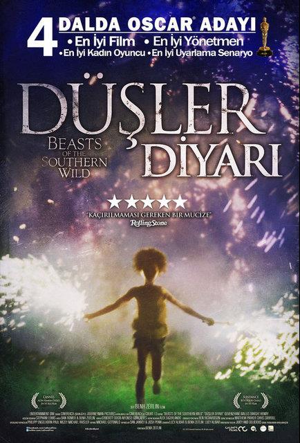 <p><b>6-Dler Diyar (Beasts of the Southern Wild) (2012)</b></p>   Gney Louisiana'dan yaayan Cajun halknn arasna szan Benh Zeitlin'den bir umut, varolu ve teki hikayesi ya da bal bana bir yaam biimi tanm denebilir.