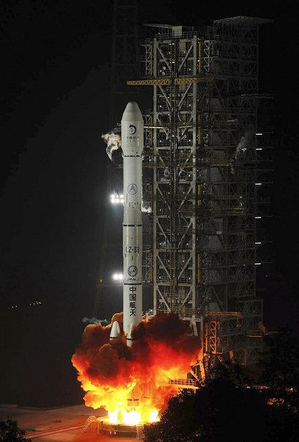 Change'3, 2 Aralk gn Long March 3B roketiyle atelenmiti. Uzay arac, 5 gn sonra Ay'a ulat.