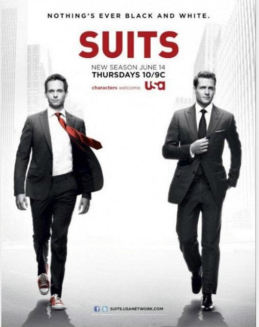 <b>29- Suits:</b> Gabriel Macht ve Patrick J. Adams'n barollerinde oynad USA Network kanalnda yaymlanan televizyon dizisidir. 12 blmlk ilk sezonu 23 Haziran 2011'de balam ve dizinin ikinci sezonu iin 16 Austos'ta anlama imzalanmtr.