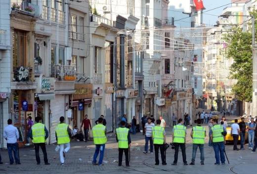 te Taksim'den son fotoraflar...
