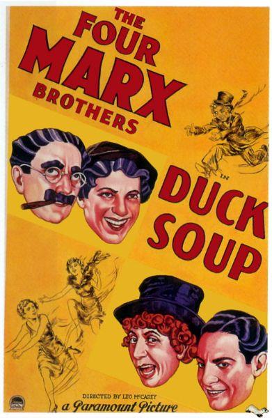"Duck Soup," 1933.