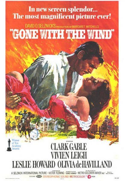 "Gone With the Wind," 1939.
