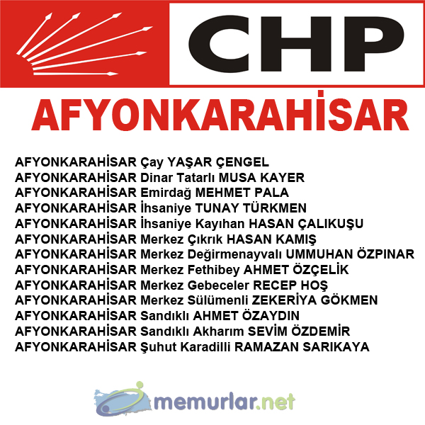CHP'nin 746 belediye bakan aday belli oldu