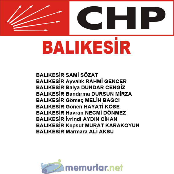 CHP'nin 746 belediye bakan aday belli oldu