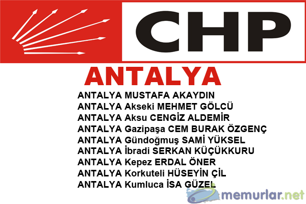 CHP'nin 746 belediye bakan aday belli oldu
