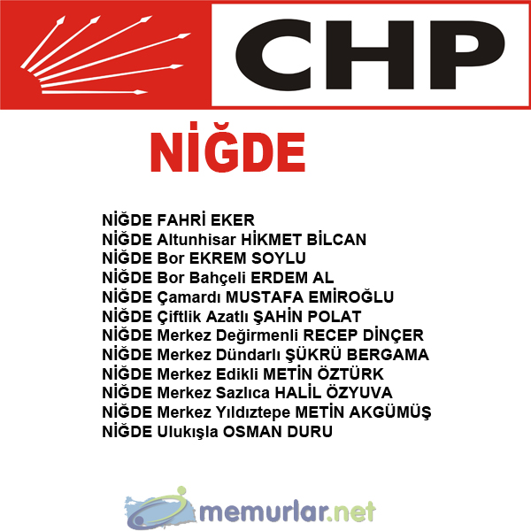 CHP'nin 746 belediye bakan aday belli oldu