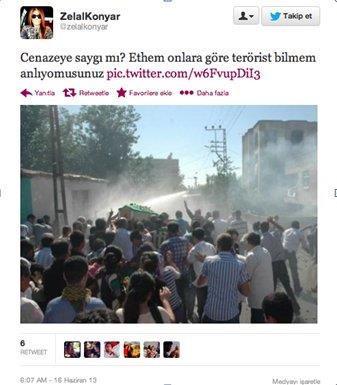 Ethem Sarslk`n cenazesinde su skld diye gsterdikleri fotograf pkk cenazesinden alnt kt!