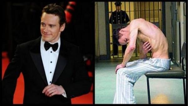 <p><b>Michael Fassbender</b></p>  Michael Fassbender, 'Hunger' filmi iin gnde sadece 900 kalori alacak kadar yemek yediini sylemiti.