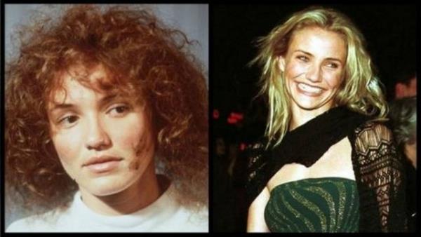 <p><b>Cameron Diaz</b></p>  'Being John Malkovich' filminde, kahverengi gzleri ve kvrck salaryla ok farkl bir grnm sergilemiti.