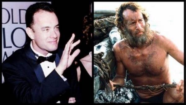 <p><b>Tom Hanks</b></p>  Oscar'a aday gsterildii performansyla 'Cast Away'deki Chuck Noland rol iin Tom Hanks, 23 kilo vermi ve sakallarn uzatmt.