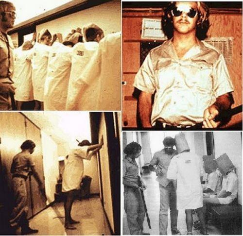 Sradan niversite rencileri, acmasz, sadist birer gardiyana ya da giderek artan bir ekilde korkak bir mahkuma dntler.