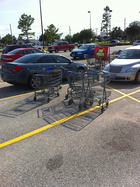 Alveri arabalarn ortada brakmayn.