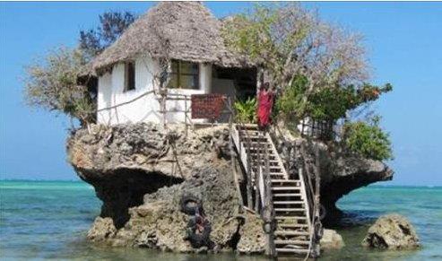 Rock Restaurant, Zanzibar, Tanzanya