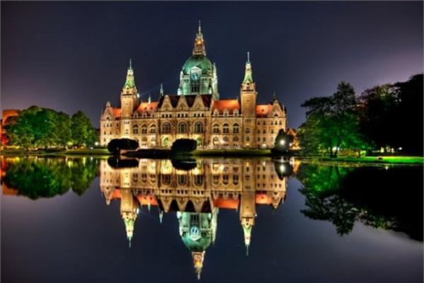 Almanya, Hannover Hannover Rathaus