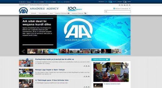 (1 EYLL) ANADOLU AJANSI KRTE YAYINA BALADI- Kuruluunun 100. yl dnmnde 11 dilde haber retmeyi hedefleyen Anadolu Ajans (AA), dnyann en etkili 5 haber ajansndan biri olma hedefi dorultusunda, yayn dilleri arasna Krte?yi de katarak, yayn dili saysn 6?ya kard.