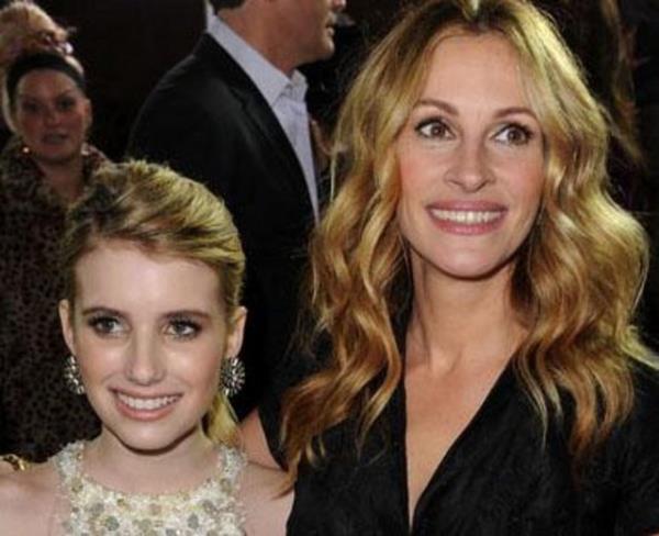 Julia Roberts oyunculuuz seen yeeni Emma'nn en byk destekisi.