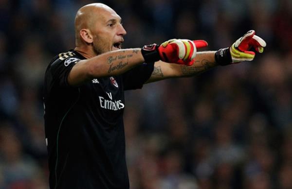 'Henz 21 yandaydm ve bu oku atlatmak zorunda kalmtm.' Abbiati. (3-2lik Galatasaray-Milan ma iin.)