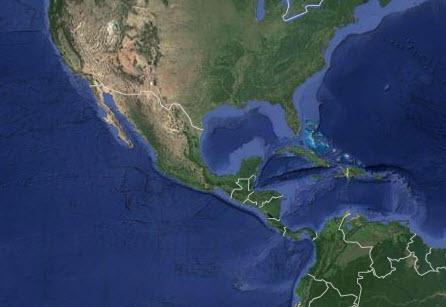 Kuzey ve Gney Amerika`nn baland blge...