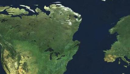 Ancak izilen haritada Grnland diye bir yer yok!