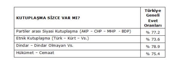 AKP semeninin 20.2'si AKP hkmetinin otoriterletiini dnyor.