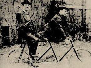 Elleri olmadan do�an Charles Tripp ve ayaks�z akrobat Eli Bowen 2 ki�ilik bisikleti icad etti.