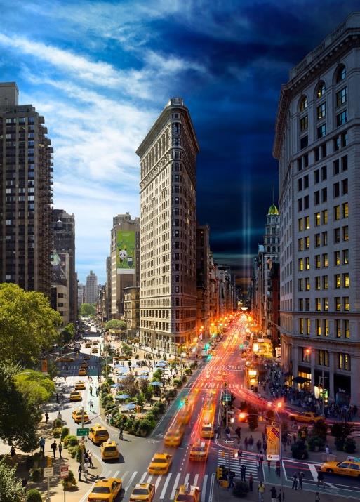 Normal artlarda bir fotorafta sadece bir an yakalayabilirsiniz. Ancak fotoraf Stephen Wilkes'in New York merkezli bu fotoraflarnda tek bir karede zaman geiini yakalamay baarm. te birbirinden gzel o fotoraflar...    <p>Flatiron Binas</p>