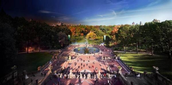 Bethesda Fountain, Kent park