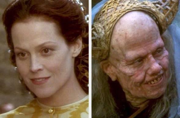 te plastik makyajla klktan kla giren yldzlar...