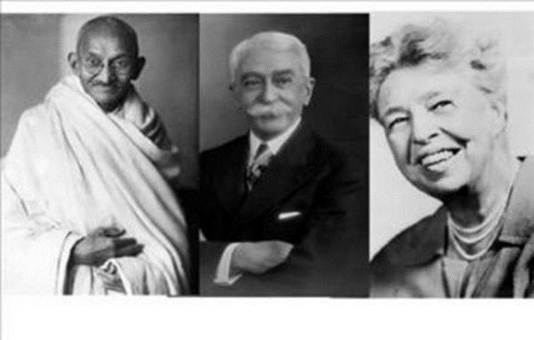 Avrupa Konseyi parlamentosunun giri�inde bir s�re �nce a��lan bir sergide 21'inci Y�zy�l'�n en �nemli ki�ilikleri yer ald�. Aralar�nda Leonardo Da Vinci ve Gandi'nin yan� s�ra bir de T�rk b�y��� var...