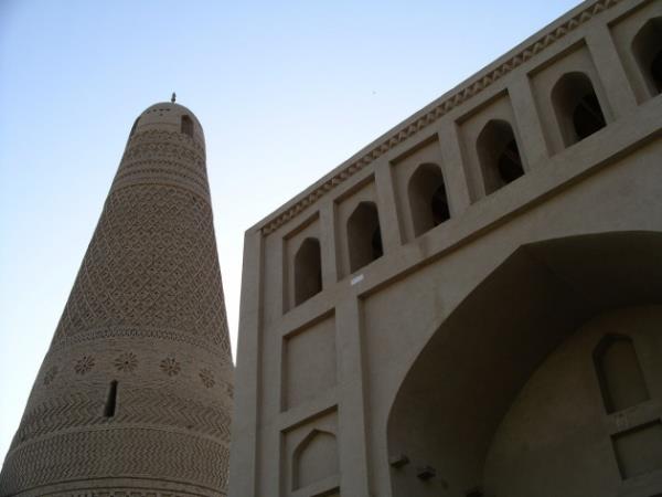 <p><b>Emin Minare, Uygur Cami</b></p>  Turpan, Xinjiang, in