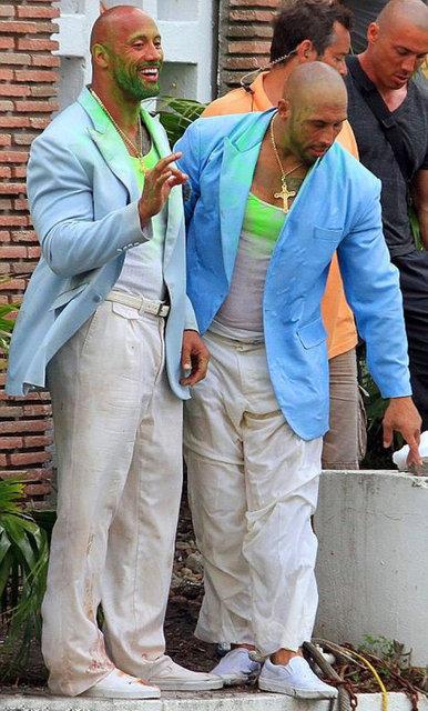 Dwayne Johnson (The Rock) ve dublr