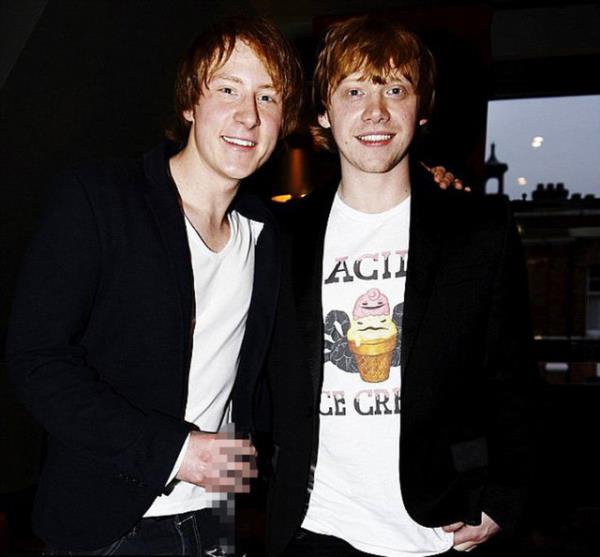 Rupert Grint ve dublr Anthony Knight
