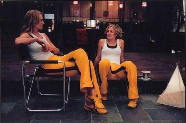 Uma Thurman ve dublr Zoe Bell