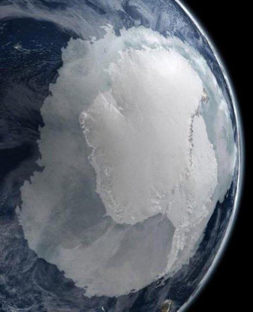 Uzaydan Antartika'ya ku bak