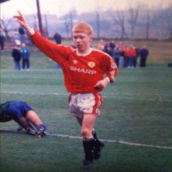 Paul Scholes, Manchester United minik takmnda