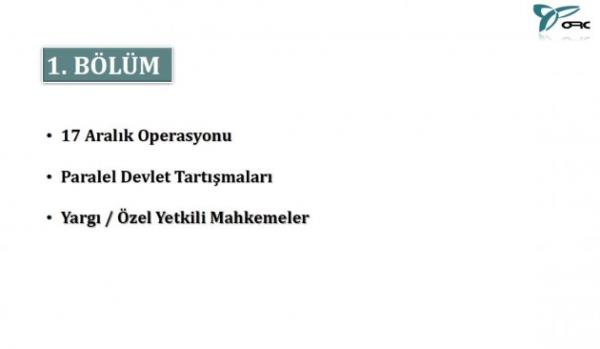 Yaplan ankette Yolsuzluk Operasyonu, Paralel devlet tartmalar, Yarg, zel yetkili mahkemeler ve daha bir ok konu hakknda toplumun nabzn tutuldu.