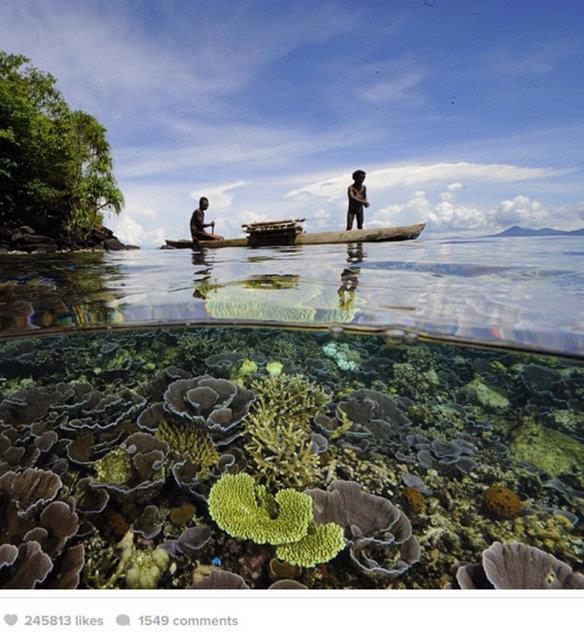 Papua Yeni Gine'de Avlanan Baba Oul