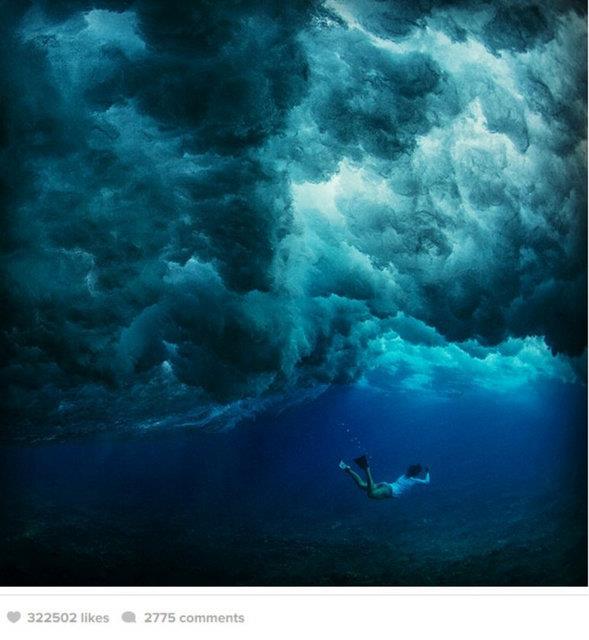 Hawai'de dalgann altnda