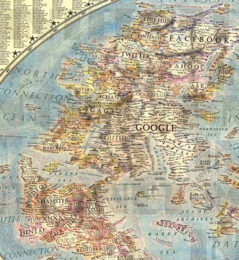 Bir amatr grafik tasarmcnn elinden kan dnya internet haritas grenleri kendisine hayran braktryor. Slovakya'da yaayan Martin Vargic, yazlm ve donanm irketlerinden oluan bir dnyay haritaya evirmeyi baarm.