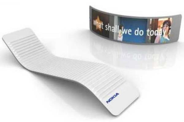 <p><b>Nokia 888</b></p>  Son derece esnek olan ve kola taklabilen bu telefon bir rencinin tasarm..