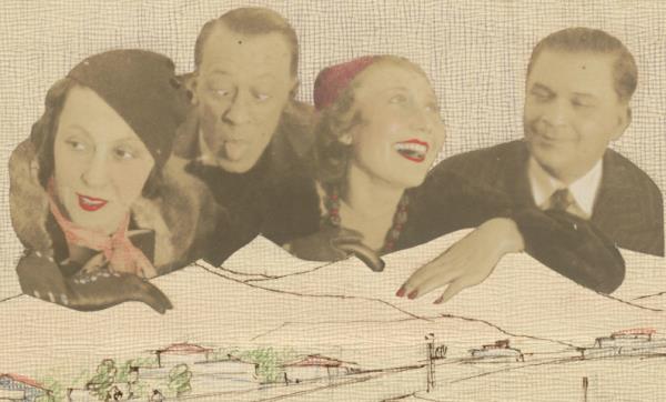 Said Bey'in olu Hakk Tez tarafndan yaplm bir kolaj 1936, Keiren SALT Aratrma, Said Bey Arivi