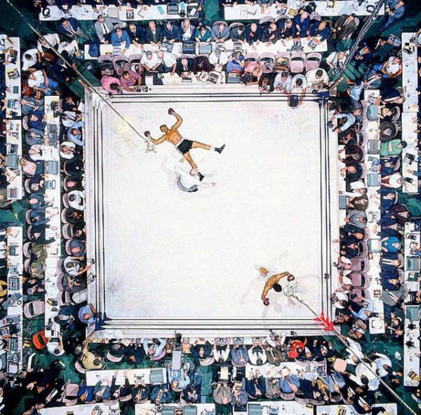 Muhammed Ali'nin 14 Kasm 1966'daki ar siklet unvan manda Cleveland Williams' 3 raundda yere serdii an... Houston Astrodome'da yaplan ma 35 bin 460 kii takip etti ve bu rekor olarak kaytlara geti.