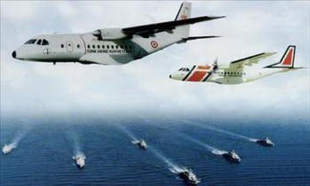 MELTEM DEN�Z KARAKOL U�A�I Deniz Kuvvetleri Komutanl���'n�n 6 adet ve Sahil G�venlik Komutanl���'n�n 3 adet olmak �zere toplam 9 adet CN-235 tipi u�aklar�n g�rev sistemlerini olu�turan donan�m� i�in Komuta Kontrol Sistemi geli�tirilmesi ve u�ak platformlar�na kurulumu ve entegrasyonu projesidir. Bu projenin iki ana alt sisteminden biri olan Yer Destek Sistemlerinde i� paketlerinin y�zde 90'� HAVELSAN taraf�ndan geli�tirilmi�tir.