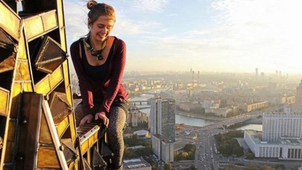 Bu fotoraflar kesinlikle yksekten korkanlar iin deil.