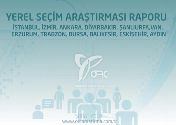 ORC Aratrma irketi'nin 12 bykehiri kapsayan yerel seim anketinin sonular akland.