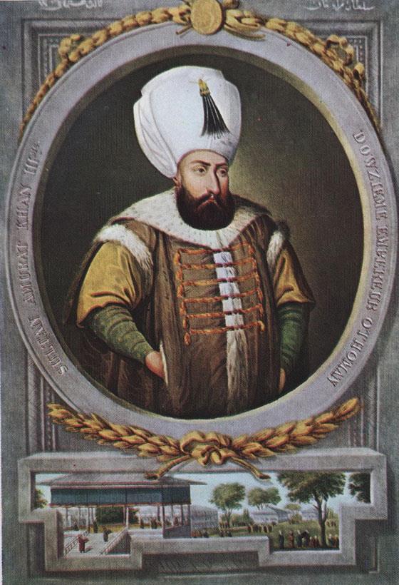 <p>12- III. Murat (1574-1595), Osmanlı mülkünü devralır almaz ilk iş olarak 6 kardeşini boğdurttu. </p>    <p>130 cariyeden 112 çocuğu oldu. Kendilerine ve çocuklarına dokunulmayan kadınlar şunlardı: </p>    Venedikli Bafo (Safiye Sultan), Polonyalı Mona /Mihriban), Macar Ninuşka (Nazperver) Rus Olga (Şahhüban) ve Romen Meri Fahriye). Diğer kadınlardan olan çocukları doğumdan sonra anneleri ile birlikte öldürülüyorlardı.    <p>III. Murat öldüğünde, hemen o gece ondan hamile olan 10 cariye boğdurulup Sarayburnu'ndan denize atıldı.</p>