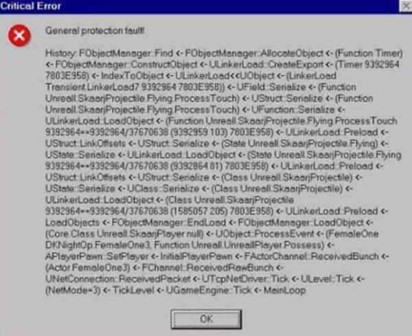 Kritik Hata" Bu sorun gerekten ok kritik bir ey olsa gerek