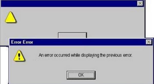 Hata Hata" "Bir nceki hatay grntlerken bir hata olutu" Zaten ben de ans olsa..