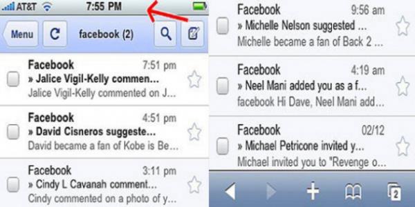 <p>9. Herhangi bir uygulamada en tepeye bir kere basarsanz, ekran otomatikman en ste scroll eder!</p>  Twitter'da, facebook'da ya da mail uygulamasnda ok aalara indiyseniz, tepeye ufak bir tklama sizi eeen ste gtrr